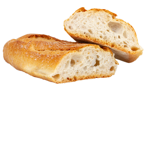 Barra de pan de la Panadería A Pedriña